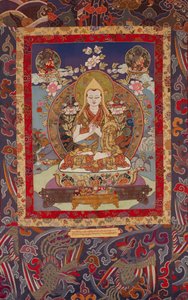 Tsong Khapa door Tibetan School