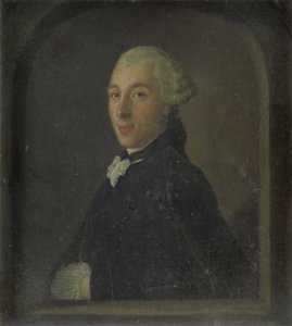 Portret van Joachim Rendorp, baron van Marquette, brouwer en meerdere keren burgemeester van Amsterdam door Tibout Regters