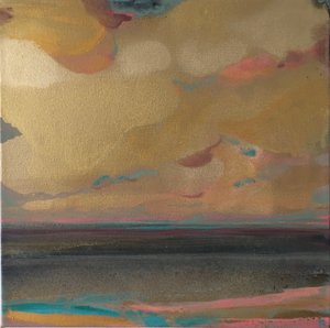 Gouden wolk Zeedeining door Tiffany Lynch