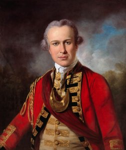 Onbekende Officier van een Koninklijk Regiment Voetvolk, ca. 1760 door Tilly Kettle