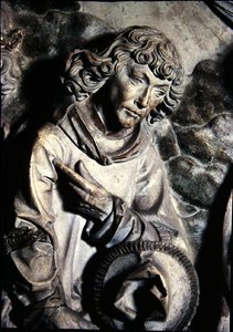 Graf van Hendrik II (973-1024) en zijn vrouw Kunigunde (detail)