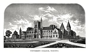 University College, Toronto, Canada, 19e eeuw door Tilton Waters