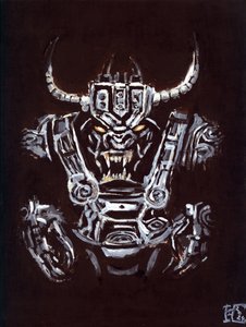 Dreigend robotmonster