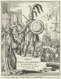 Ridder met het wapen van Jeruzalem uit: Historie der kruisvaarders, tot de verlossing van