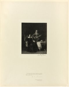 Catharina van Aragon en haar dienstmeid, uit Oude Engelse Meesters