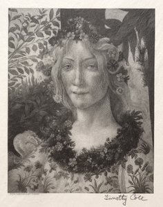 Oude Italiaanse meesters: Hoofd van Flora, 1888-1892 door Timothy Cole