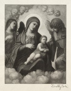 Oude Italiaanse Meesters: Madonna en Kind in Glorie, 1891