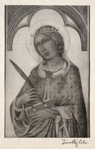 Oude Italiaanse Meesters: St. Catharina van Alexandrië, 1888-1892 door Timothy Cole