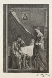 Oude Italiaanse meesters: St. Ursula met haar vader, 1888-1892 door Timothy Cole
