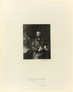 Portret van Lord Heathfield, uit Oude Engelse Meesters door Timothy Cole