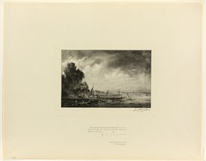Waterloo Brug (een schets), uit Oude Engelse Meesters door Timothy Cole