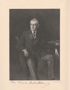 Woodrow Wilson door Timothy Cole, after John Singer Sargent