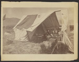 [Mr. J. Terrey Gardner als U.S. Grant, 40th Parallel, Ruby Valley, Nevada].