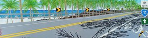 Op de weg, Highway 11, Taitung, Taiwan