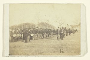 50e Pennsylvania Infanterie in parade formatie