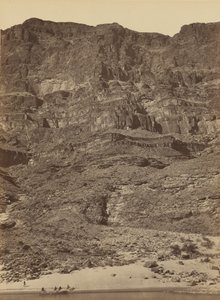 Muur in de Grand Canyon