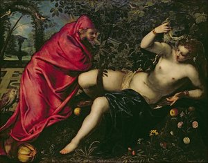 Angelica en de Kluizenaar door Tintoretto