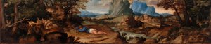 Slapende Herder door Titian (Tiziano Vecellio)