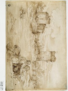 Landschap door Titian (c.1488 1576)
