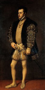 Portret van Filips II van Spanje door Titian (c.1488 1576)