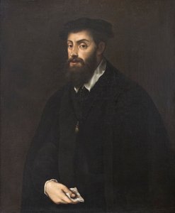 Carlo V, naar Tiziano Vecellio door Titian (c.1488 1576) (after)