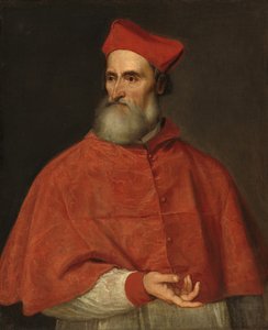 Portret van kardinaal Pietro Bembo, ca. 1540 door Tiziano Vecelli