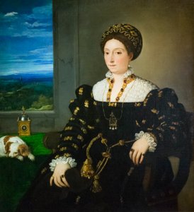Portret van Eleonora Gonzaga door Titian (c.1488 1576)