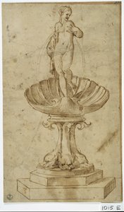 Studie voor fontein door Titian (c.1488 1576)