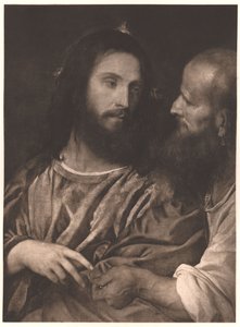 Duits: Der Zinsgroschen Het tribuutgeld door Titian