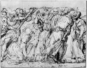 Groep van apostelen, 1516-1518, 1937 door Tiziano Vecelli