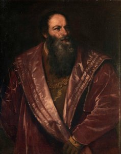 Italiaans: Portret van Pietro Aretino Portret van Pietro Aretino door Titian