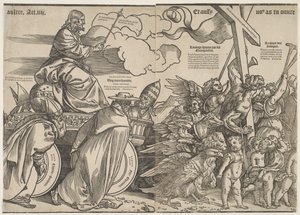 Trompetten en de wagen van Christus, c.1511