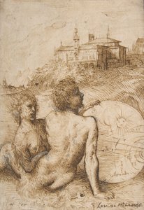 Twee saters in een landschap, ca. 1505-1510