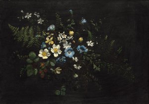 Tak van bloemen en varens, datum onbekend