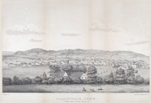 Plainville, Conn. Vanuit het Zuidwesten door Titus H. Darrow