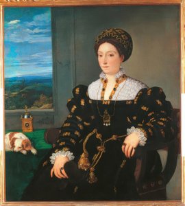 Italië, Toscane, Florence, Uffizi Galerij door Tiziano Vecelli