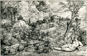 Medor en Angelica of Jason en Medea, ca. 1535-1545, 1937 door Tiziano Vecelli
