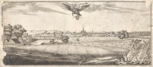 Prospectus Meridionalis Viennae Austriae door Tobias Sadler