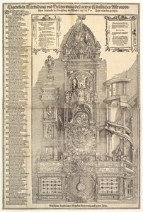 Astronomische Klok in de Kathedraal van Straatsburg, 1574