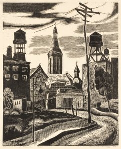 Kerk en tanks