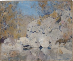 In een hoek aan de Macintyre door Tom Roberts