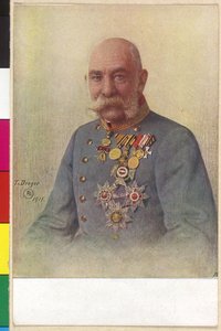 Keizer van Oostenrijk Franz Joseph I door Tom von Dreger