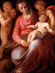 Madonna en kind met de jonge St. Johannes, 1570