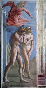 Adam en Eva verdreven uit de Hemel (fresco)
