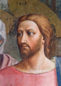 De Schattingpenning: Hoofd van Christus, detail, ca. 1427