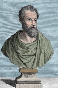 Portret van Galileo Galilei genaamd Galilee, Italiaanse astronoom (1564-1642) gravure door Tommaso Piroli (1752-1824) privécollectie door Tommaso Piroli