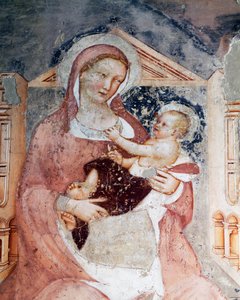 Madonna en kind (detail)