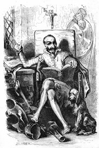 Cervantes als Don Quichot