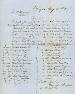 Brief ondertekend door Tootle & Jackson, Council Bluffs, aan W.P. Howard, St. Louis, 21 mei 1857 door Tootle and Jackson