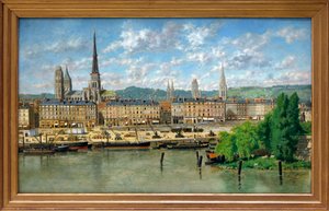 De haven van Rouen